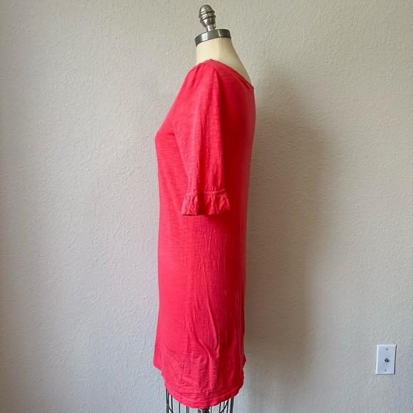 LILLY PULITZER Ruffle Sleeve Somerset Mini Dress in Coral - Picture 4 of 12